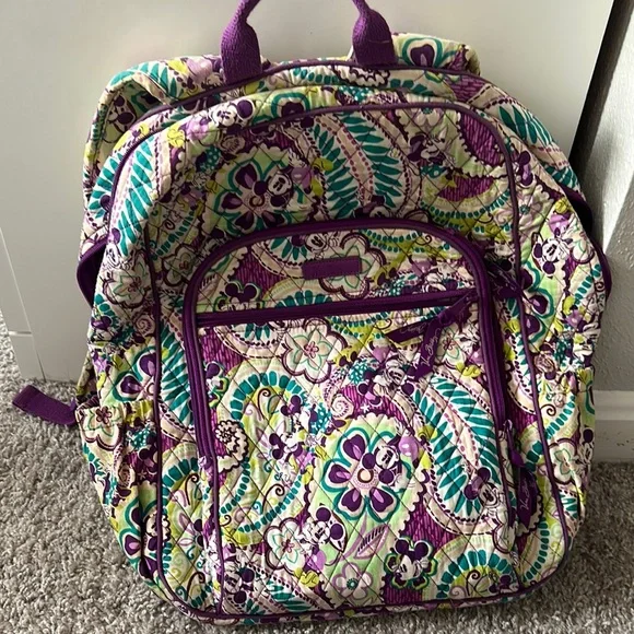 Vera Bradley Multicolor Floral Backpack - Picture 1 of 2